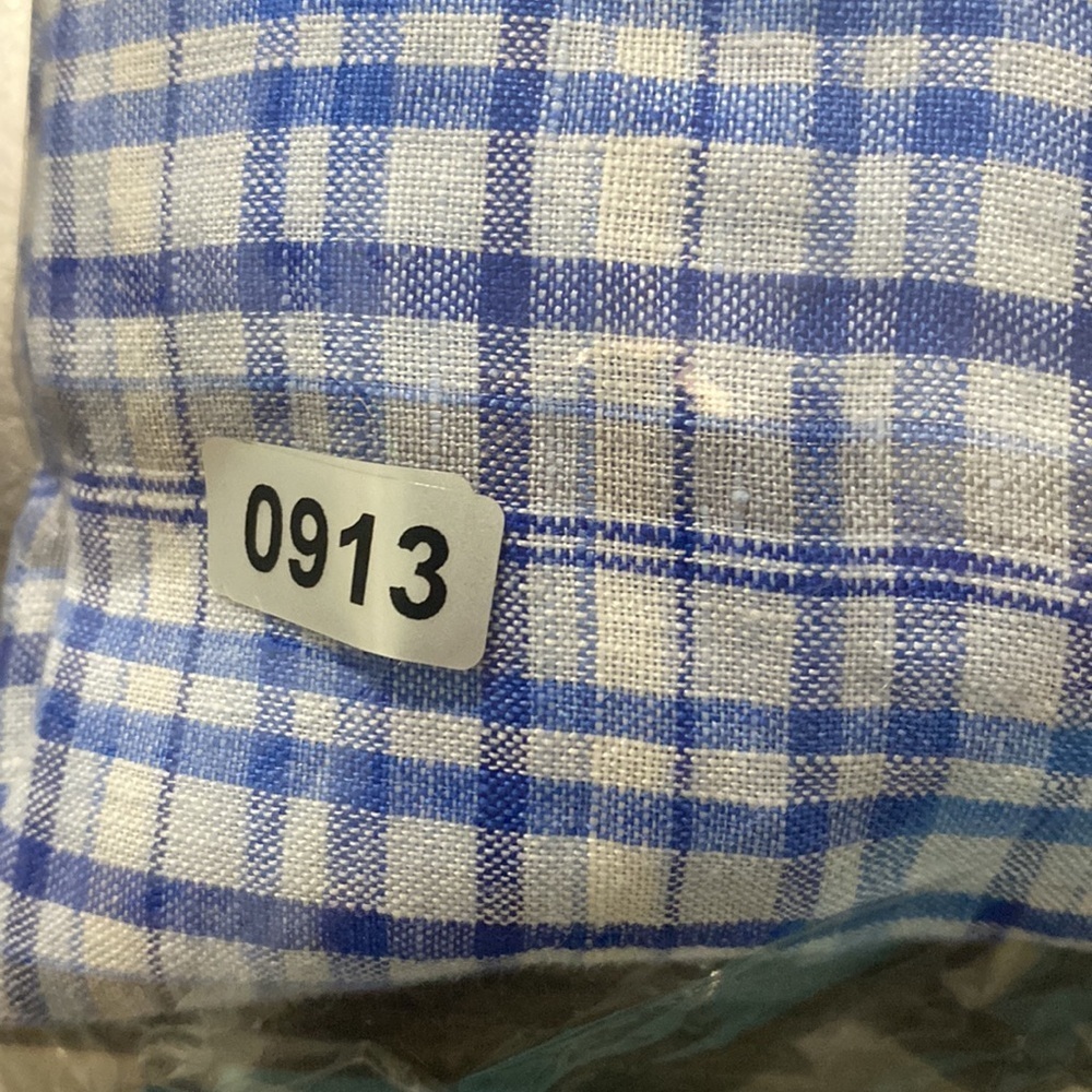 NWOT! Zachary Prell Linen Plaid Button Up - Picture 7 of 7